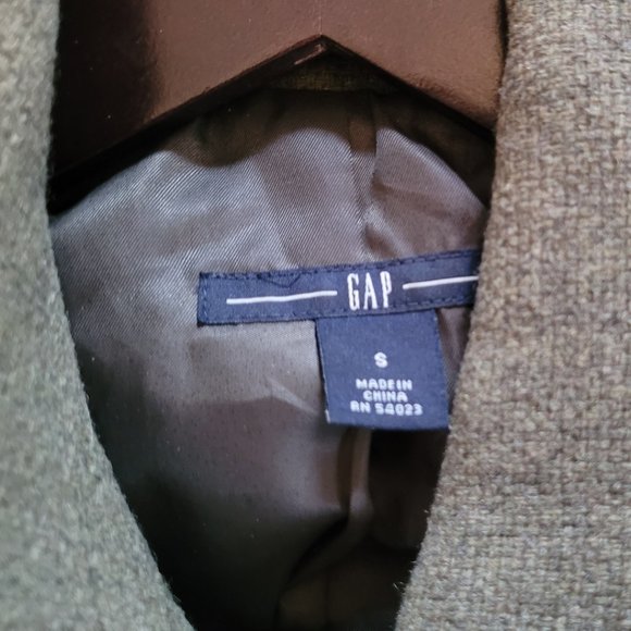 Gap 100% wool army green jacket - size S - Picture 4 of 5